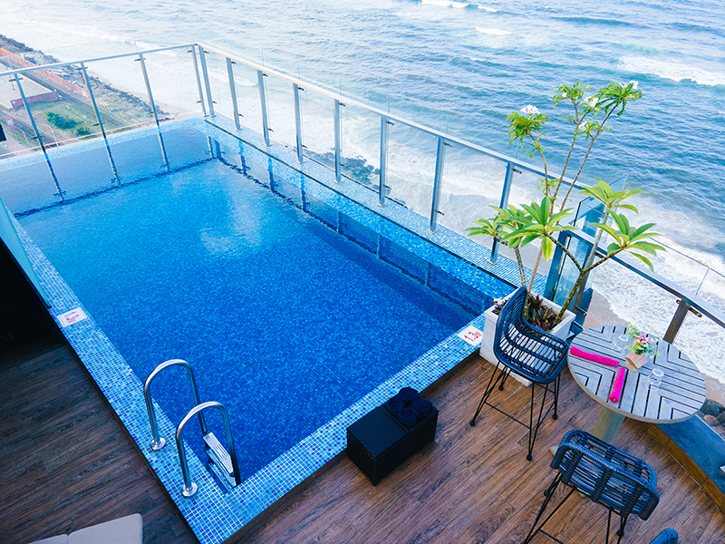 The Pool Has No Edge. Neither Does the View. Where the pool ends, the sky begins. Best seat in Colombo for sunset.